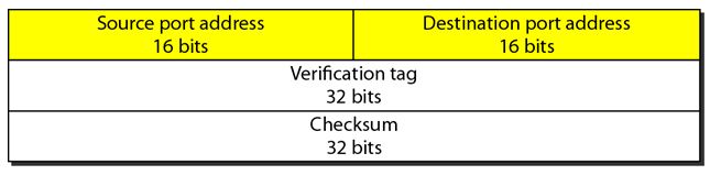 Packet Format in SCTP_General Header